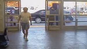 Joel walking into Walmart