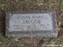 Gravesite of Susie Jaeger