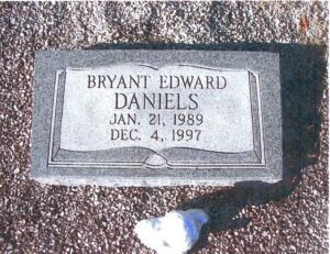 Grave of Bryant Daniels
